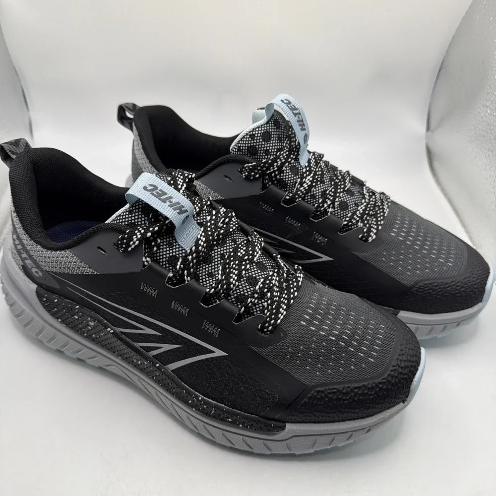 Hi-Tec Catalina II‎ Women's Trail Running Shoes Black Gray Athletic Sneakers-8